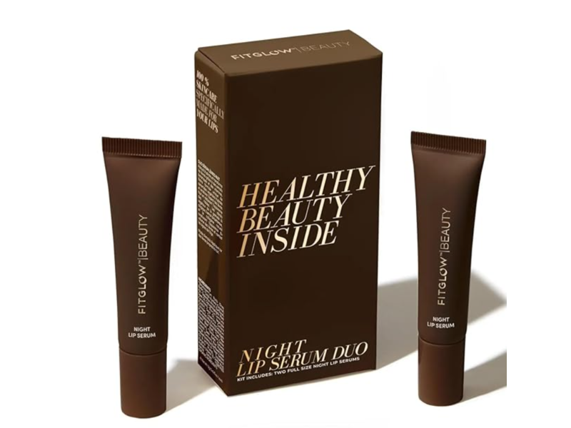 Fitglow Beauty Night Lip Serum Duo, 0.42 fl oz/12 g