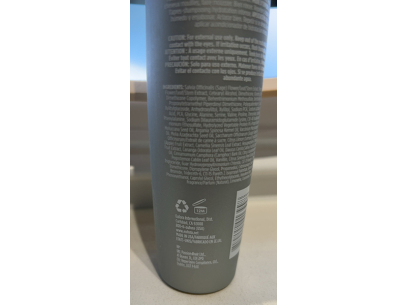 Eufora Beautifying Elixirs Moisture Intense Shampoo, 8.45 fl oz/250 mL