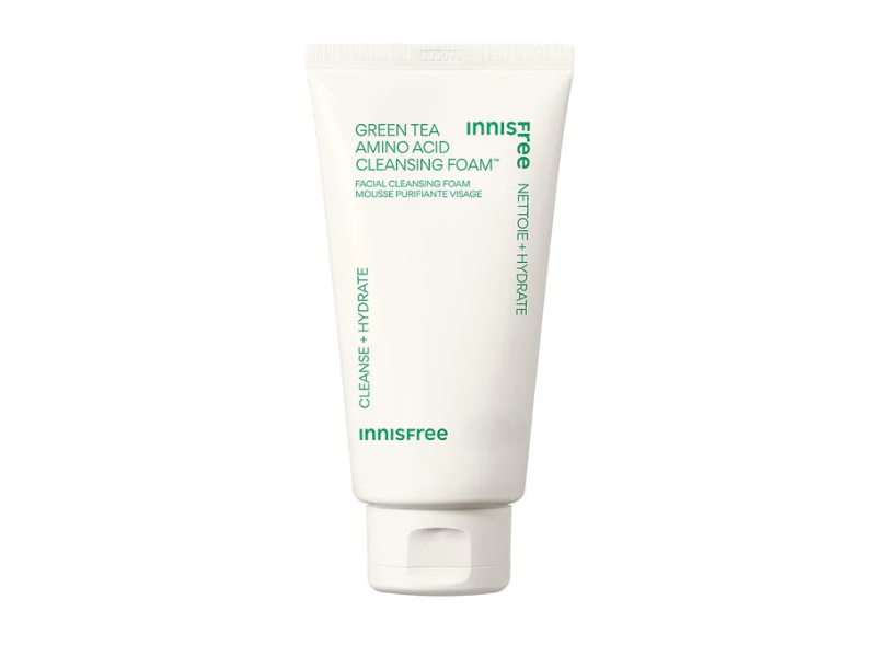 Innisfree Cleansing Foam Mousse, Green Tea, Amino Acid, 1.01 fl oz/30 mL