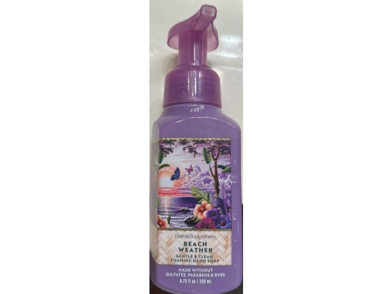 Bath & Body Works Gentle & Clean Foaming Hand Soap , Beach Weather, 8.75 fl oz/259 mL