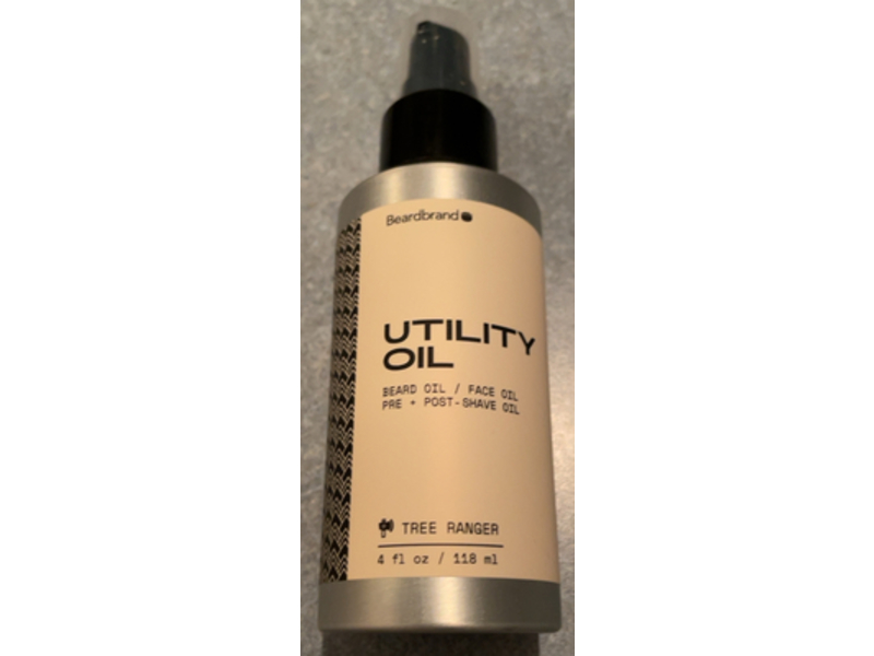 Beardbrand Utility Oil, Tree Ranger, 4 fl oz/118 mL