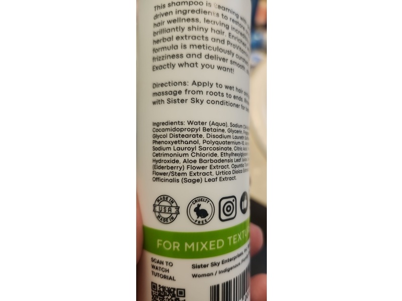 Sister Sky MinkiSoft Moisturizing Shampoo, 8 fl oz