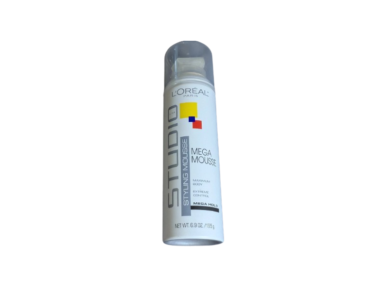 L’Oreal Paris Studio Styling Mega Mousse, Mega Hold, 6.9 oz/195 g