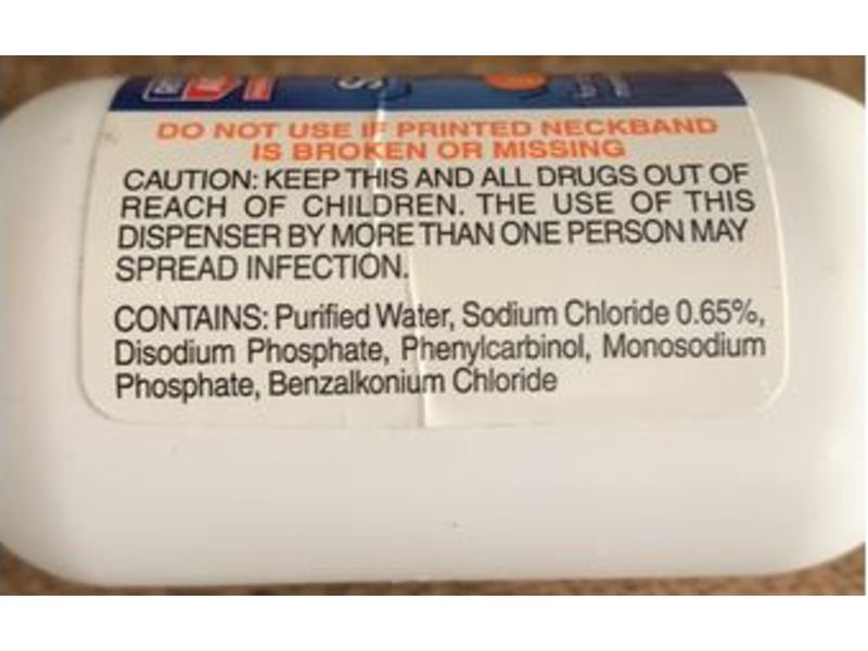 Rite Aid Nasal Moisturizer Saline Nasal Spray, 1.5 fl oz/45 mL