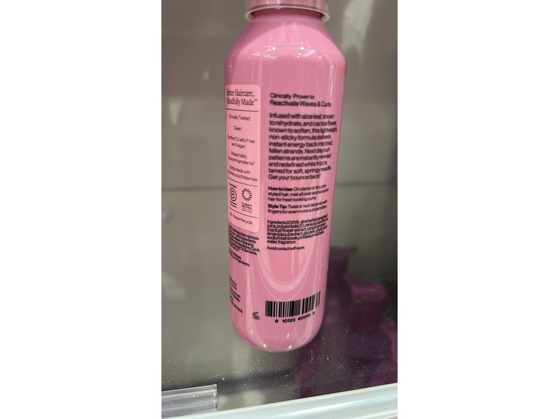 Eva Nyc Bounce Back Curl Reviving Hair Mist, Aloe Leaf + Cactus Flower, 5.4 fl oz/160 mL