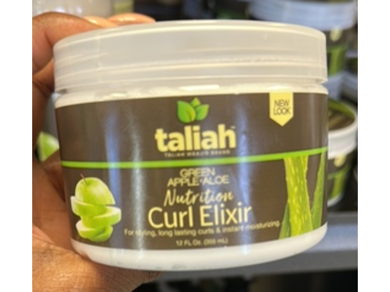 Taliah Waajid Nutrition Curl Elixir, Green Apple & Aloe Coconut, 12 oz/355 mL