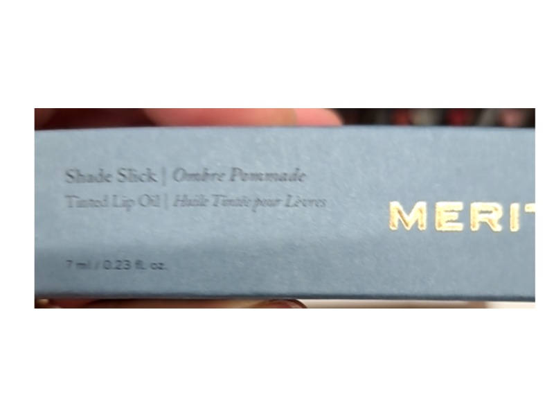 Merit Shade Slick Tinted Lip Oil, Pink Beet, 0.23 fl oz / 7 mL