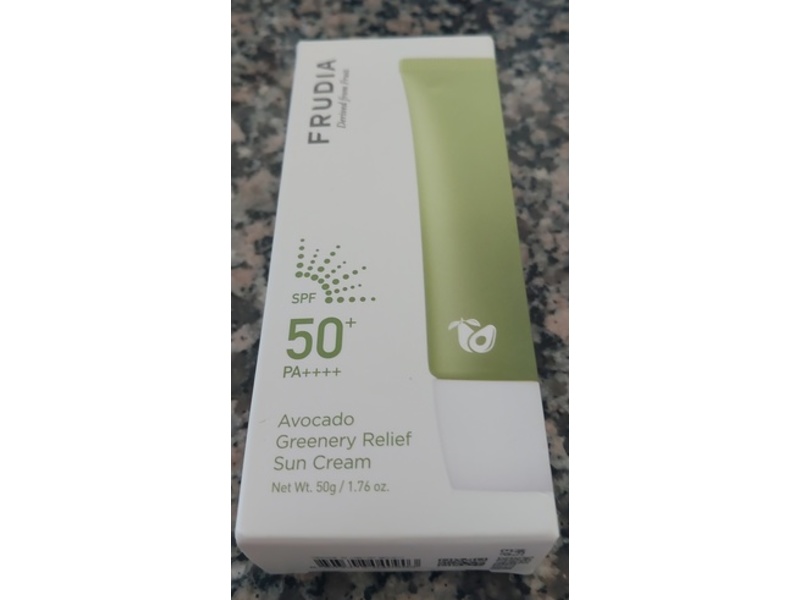 Frudia Avocado Greenery Relief Sun Cream, Spf 50+ PA++++, 1.76 oz/50 g