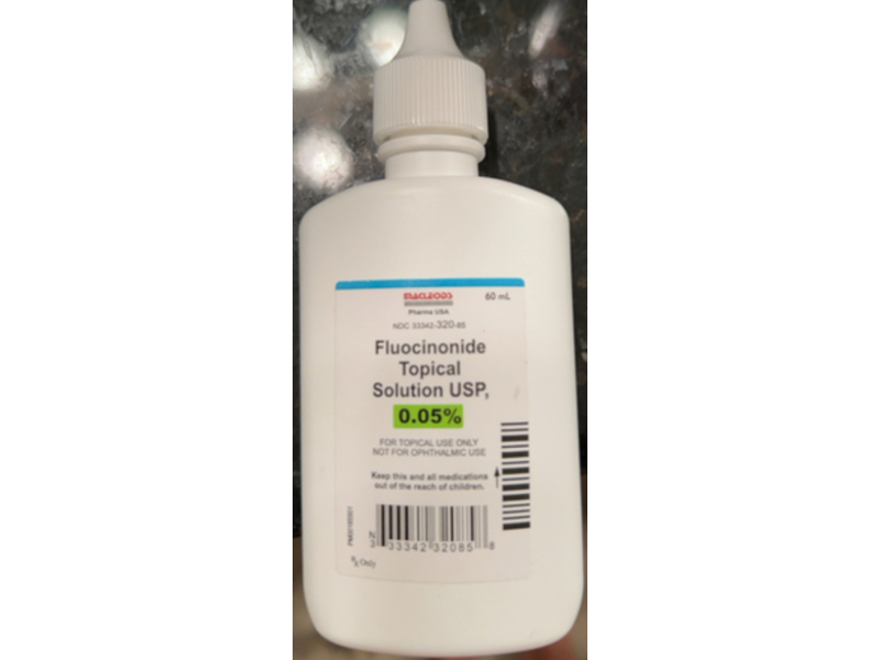 Fluocinonide Topical Solution, 0.05%, 60 mL, Macleods (Rx)