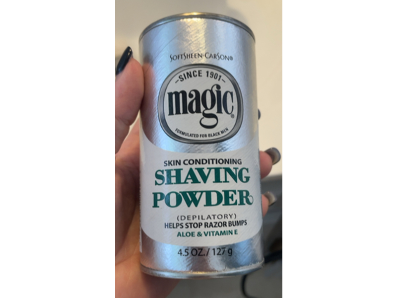 Softsheen Carson Magic Skin Conditioning Shaving Powder, Aloe & Vitamin E, 4.5 oz/127 g, Pack Of 4