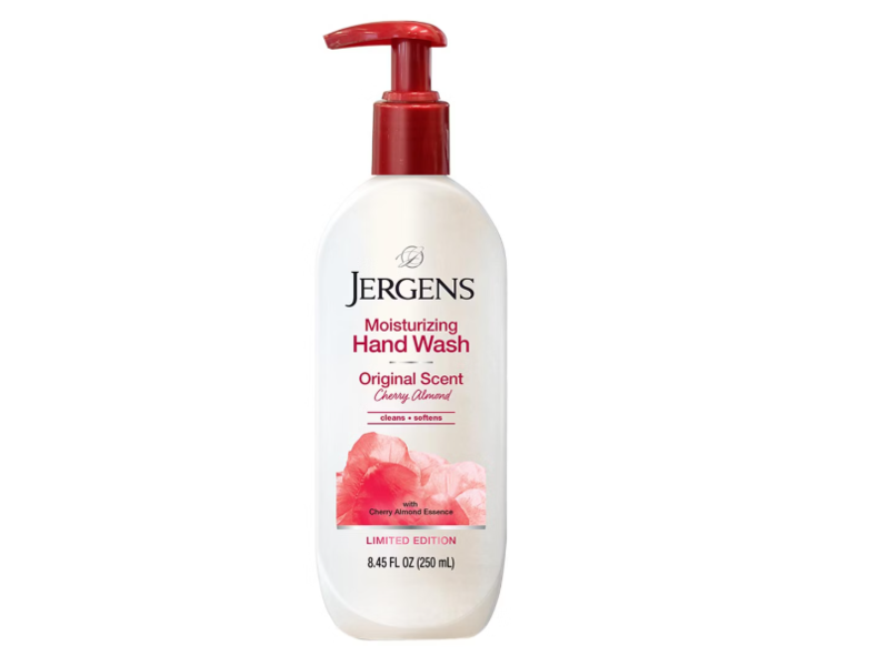 Jergens Moisturizing Hand Wash, Cherry Almond, 8.45 fl oz/250 mL