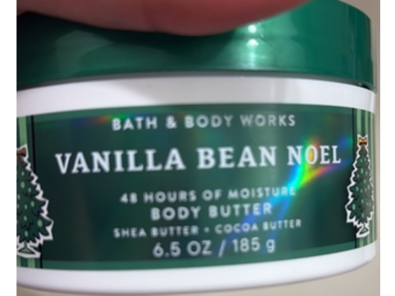 Bath & Body Works Moisture Body Butter, Vanilla Bean Noel, 6.5 fl oz/185 g