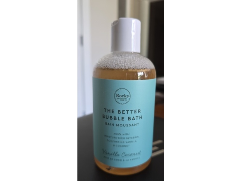 Rocky Mountain Soap Co The Better Bubble Bath, Vanilla Coconut, 240 mL
