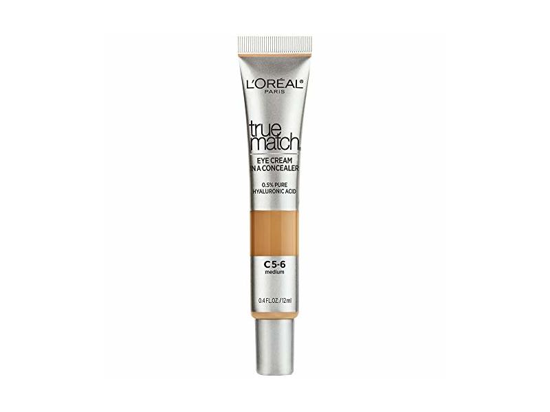L'Oreal Paris True Match Eye Cream In A Concealer, C5-6 Medium, 0.4 oz/12 mL