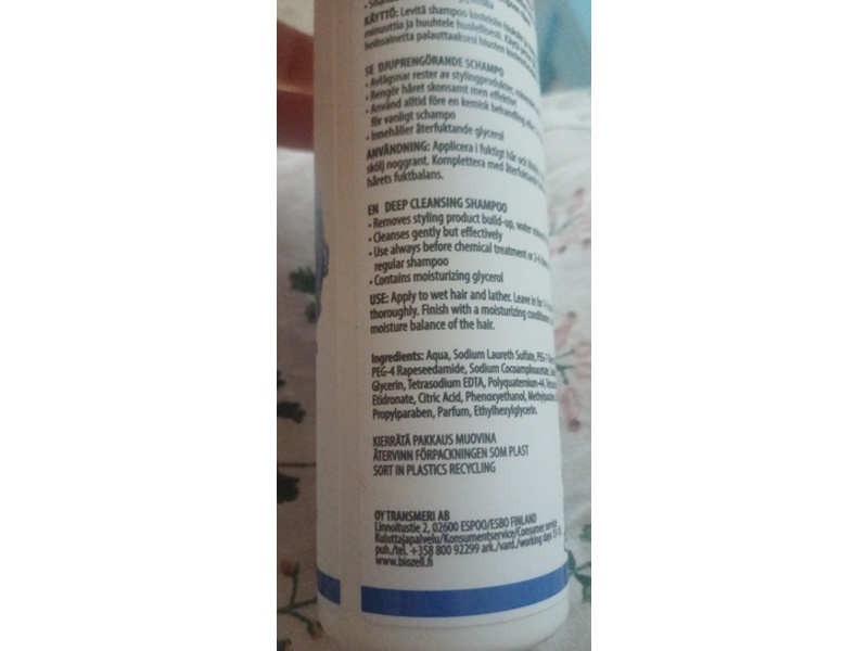 Biozell Professional Deep Cleansing Shampoo, 200 mL