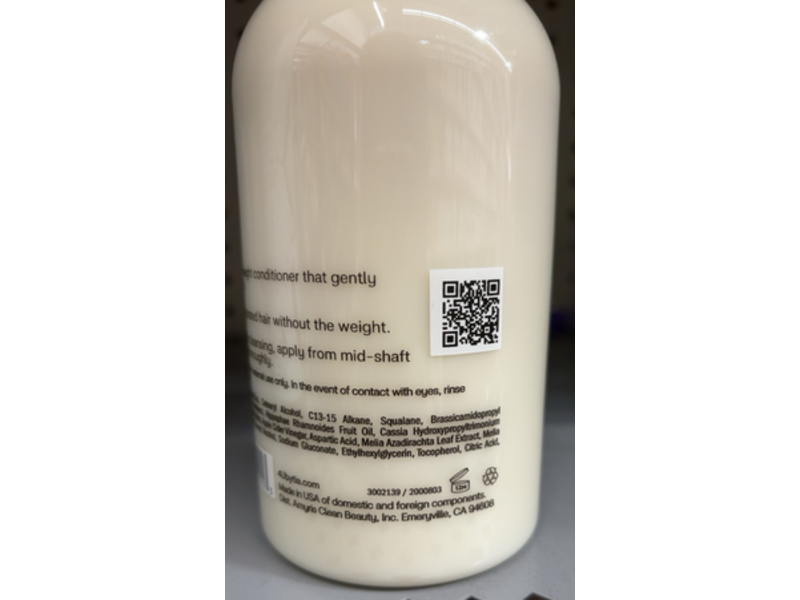 4u By Tia Lightweight Moisturizers & Detangles Conditioner, Sea Moss + Hemi15, 13 fl oz/384 mL