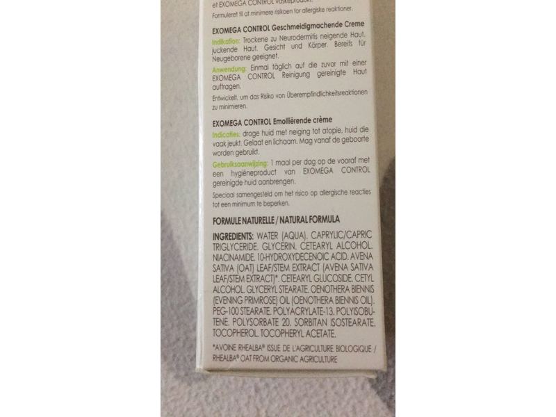 A-Derma Exomega Control Emollient Cream, 50 ml