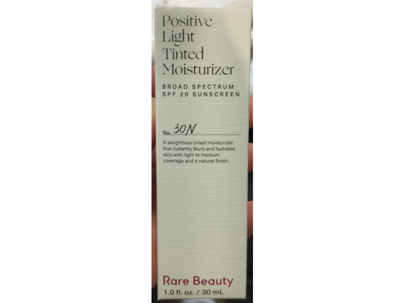 Rare Beauty Positive Light Tinted Moisturizer, SPF 20, 30 N, 1.0 fl oz/30 mL