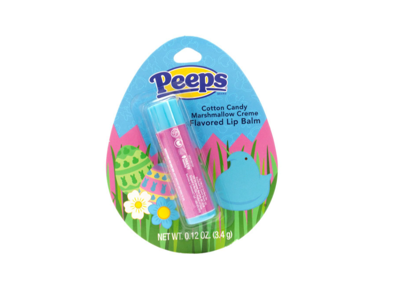 Peeps Flavored Lip Balm, Cotton Candy Marshmallow Creme, 0.12 oz/3.4 g