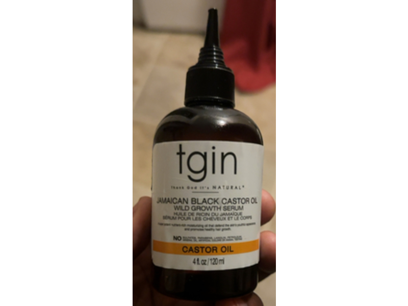 tgin Wild Growth Serum, Jamaican Black Castor Oil, 4 fl oz/120 mL