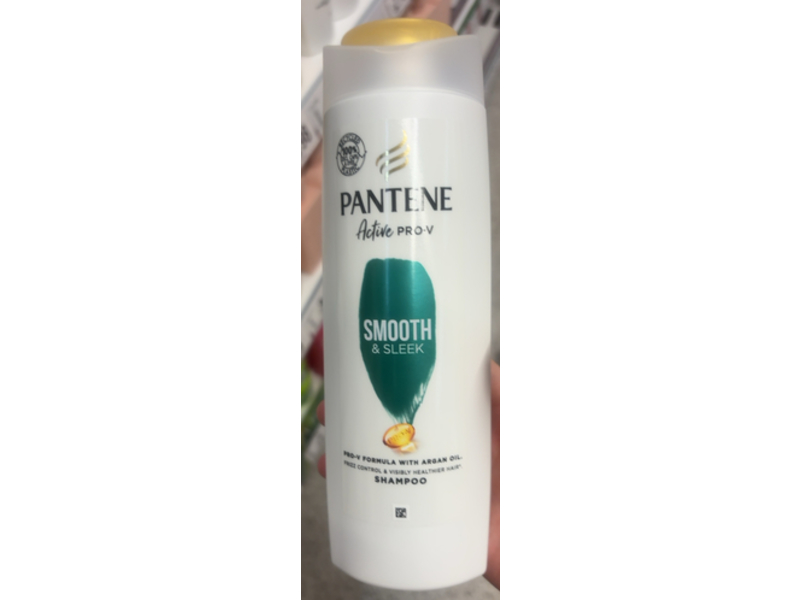 Pantene Smooth & Sleek Shampoo, 400 mL