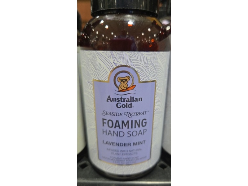 Australian Gold Seaside Retreat Foaming Hand Soap, Lavender Mint, 7.5 fl oz/221 mL