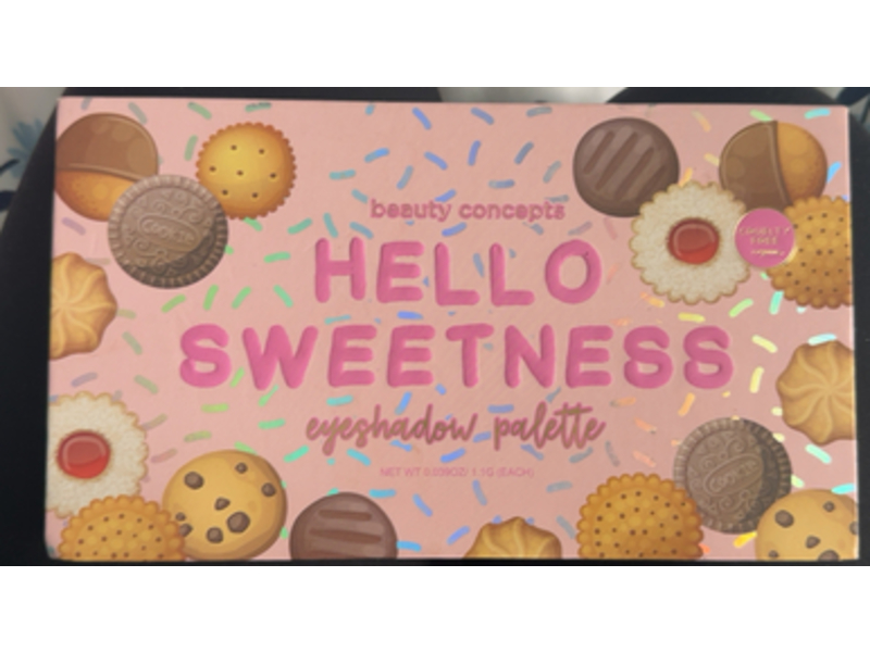 Beauty Concepts Eyeshadow Palette, Hello Sweetness