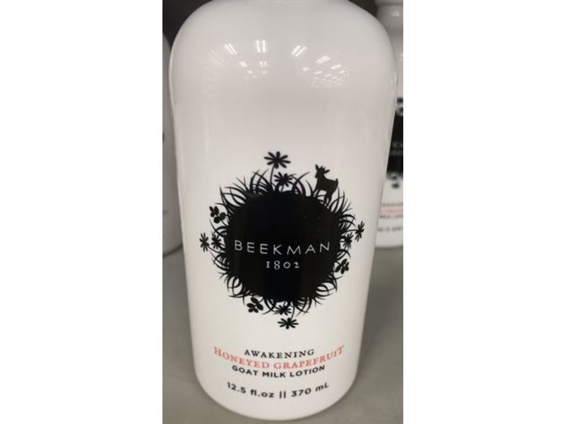 Beekman 1802 Awakening Goat Milk Lotion, Honeyed Grapefruit, 12.5 fl oz/370 mL