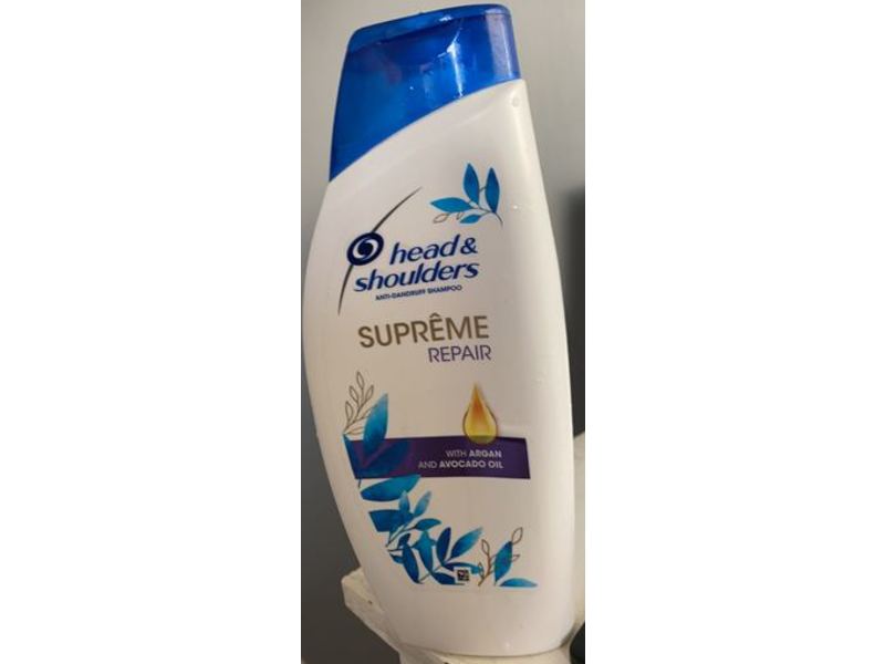 Head & Shoulders Anti-Dandruff Shampoo, Supreme Repair, Argan And Avocado Oil, 590 mL