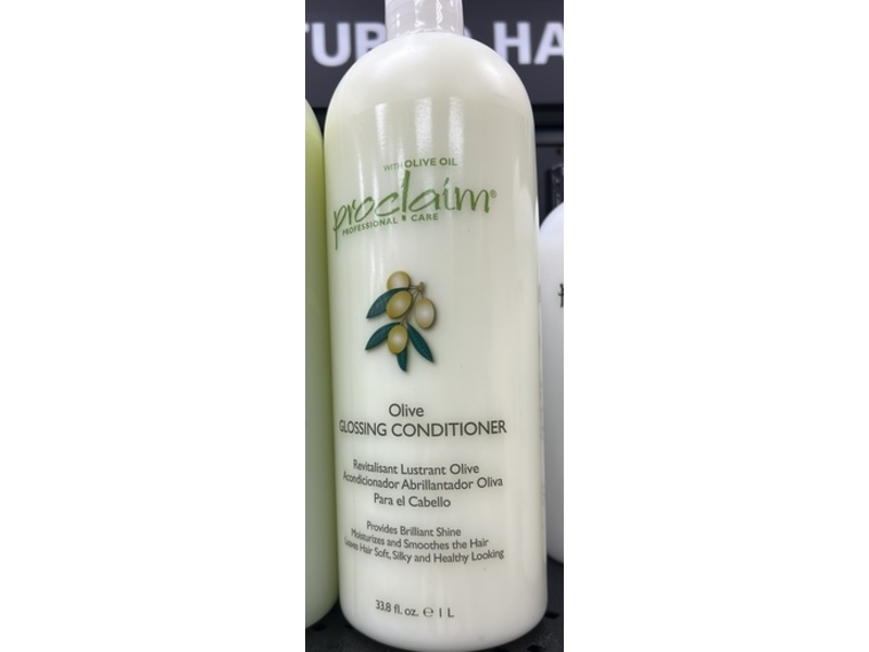 Proclaim Glossing Conditioner, Olive Oil, 33.8 fl oz/1 L