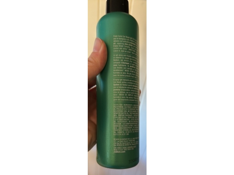 Redken Fresh Curls Boost Anti-Frizz Scrunching Spray Gel, 8.5 fl oz/250 mL
