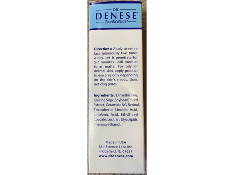 Dr. Denese Skinscience Hydroshield Ultra Moisturizing Face Serum, 4 fl oz/120 mL