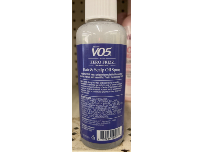 Alberto VO5 Hair & Scalp Oil Spray,, Marula Oil + Peppermint, 5 fl oz/150 mL