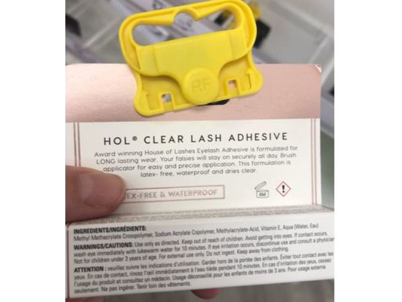 House Of Lashes False Lash Adhesive, Clear, 0.13 fl oz/4 mL