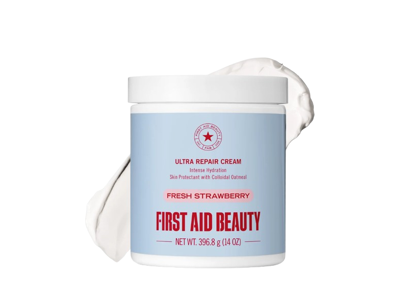 First Aid Beauty Ultra Repair Cream, Fresh Strawberry, 14 oz/396.8 g