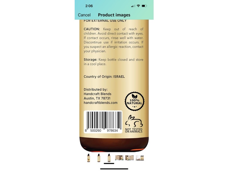 Handcraft Blends Organic Jojoba Oil, 4 fl oz/118 mL