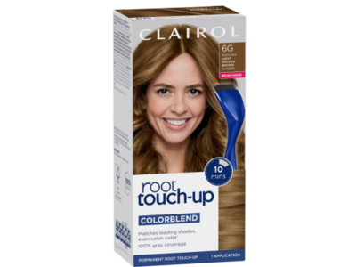 Clairol Root Touch-Up Permanent Hair Color, 6G Matches Light Golden Brown, 1 Application