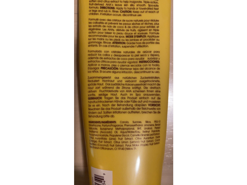O.P.I Manicure Pedicure Tropical Citrus Scrub, 8.5 fl oz/250 mL