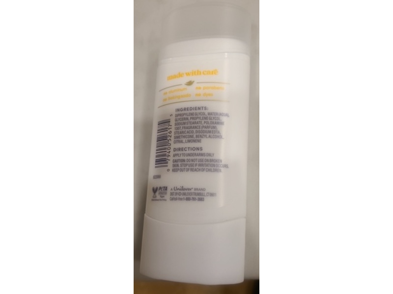 Dove Deodorant, Citrus Pop, 2.4 oz/68 g