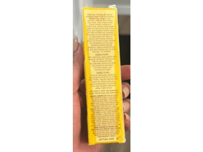 Earth To Skin Illuminating Banana Brightening Eye Cream, Super Fruits, 0.75 oz/21 g