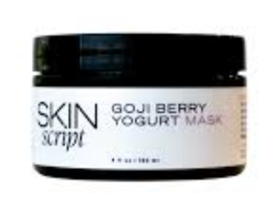 Skin Script Mask, Gojinberry Yogurt Cucumber & Milk, 4 fl oz/120 mL
