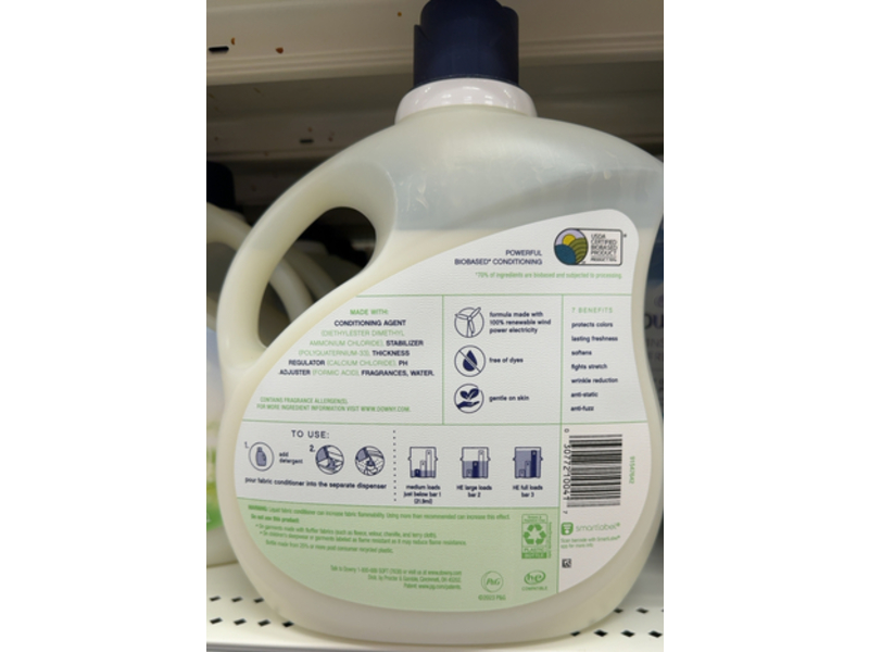 Ultra Downy Nature Inspired Fabric Conditioner, Honey Lavender, 111 fl oz/3.29 L