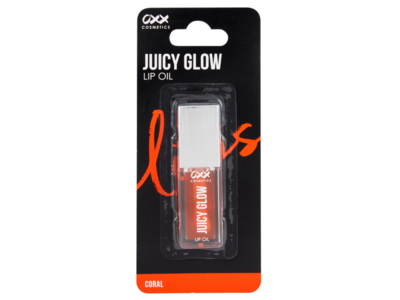 OXX Cosmetics Juicy Glow Lip Oil, Coral