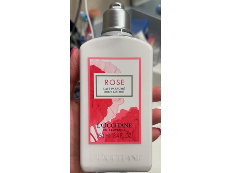 L'Occitane Body Lotion, Rose, 8.4 fl oz/250 mL