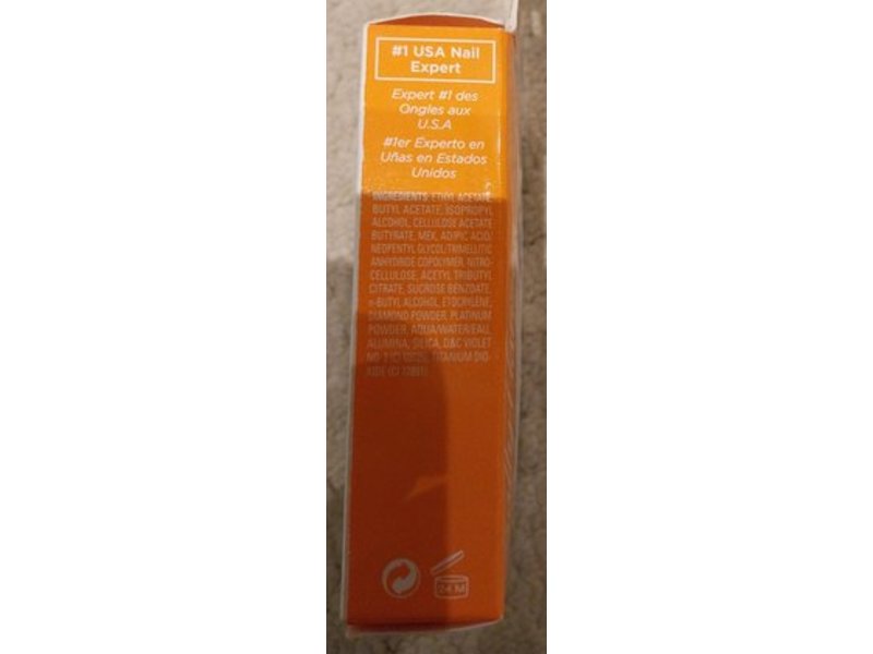 Sally Hansen Mega Shine Top Coat, Clear, 0.43 fl oz/12.7 mL