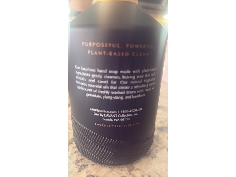 L'avant Collective Hand Lotion, Fresh Linen, 10 fl oz/295 mL