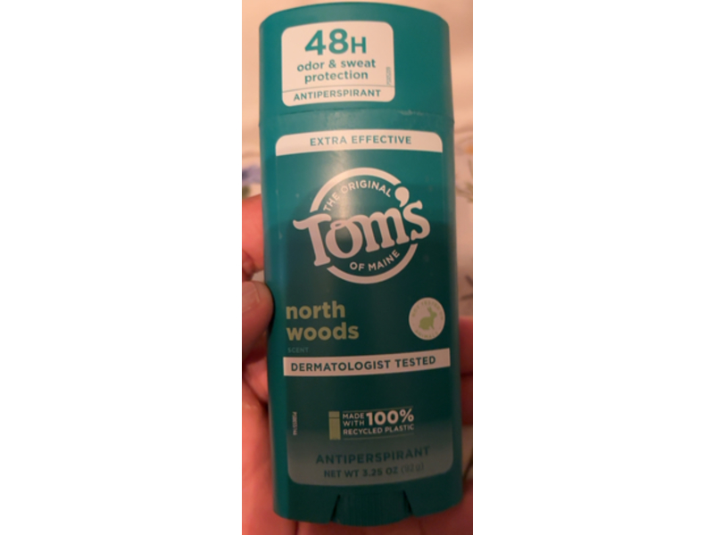 Tom’s Of Maine Extra Effective Antiperspirant, North Woods, 3.25 oz/92 g