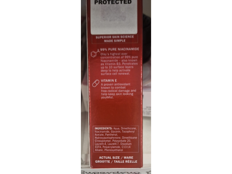 Olay Age Defy Serum, Niacinamide 24 + Vitamin E, 40 mL