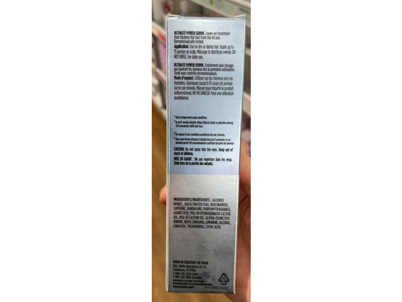 Nioxin Ultimate Power Serum, 2.3 fl oz/70 mL
