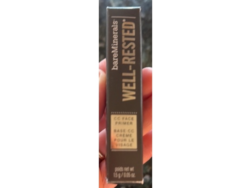 Bareminerals Well-Rested Cc Face Primer, 0.05 oz/15 g